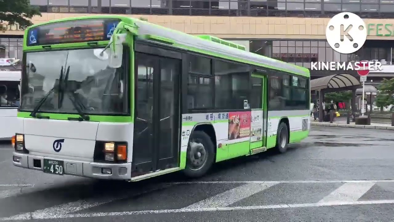 ［岩手県交通・岩手県北バス等色々］盛岡駅東口バス発着集
