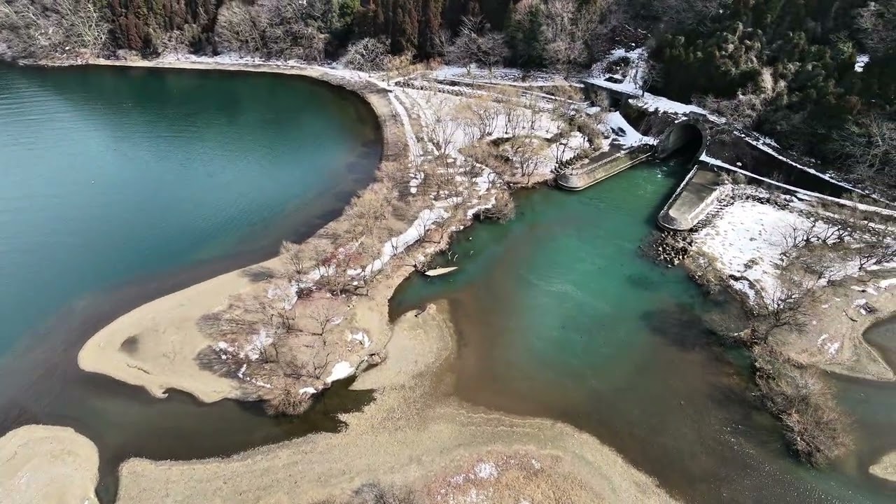 DJI neo2 もう雪もなくなりそうです…　　　　#dji #neo2 #ドローン空撮 #西野水道