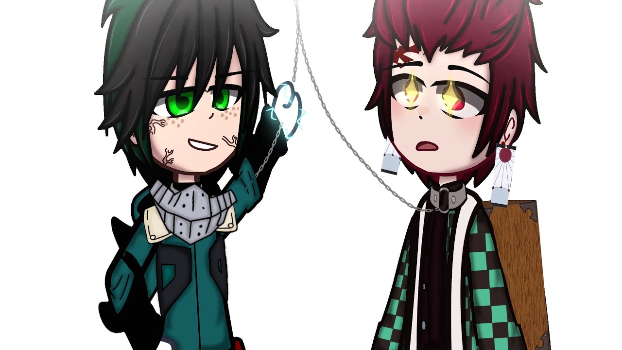 Two enter one leaves.. | Meme | Gacha/Trend | Bnha x Demon slayer | Izuku and Tanjirou | MY AU