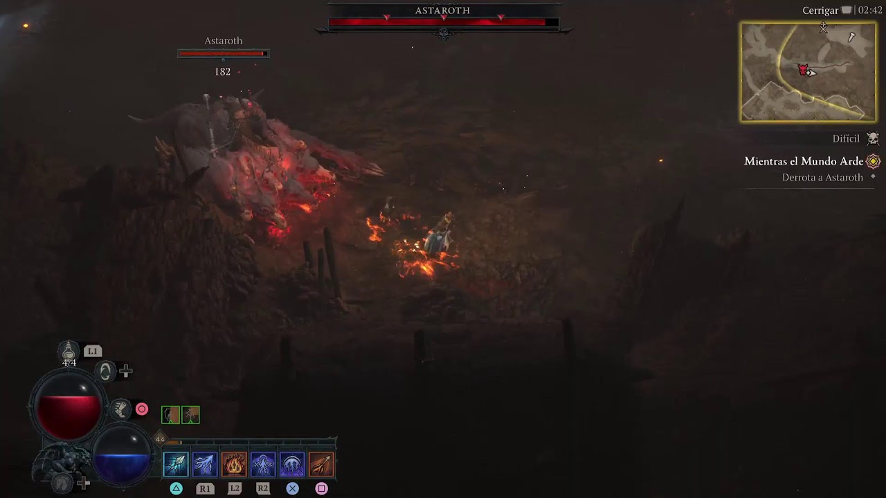 diablo 4 acto 3 parte 3 ( Hechicera) final