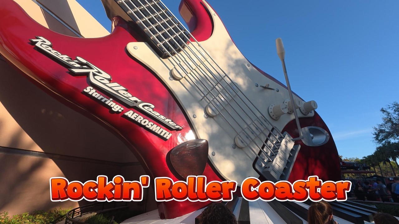 Rock 'n' Roller Coaster - Hollywood Studios | Front Row POV [4K]