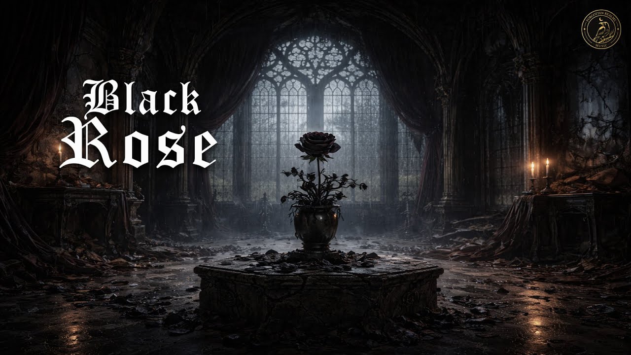 Black Rose Ambience | Calm Gothic Cello & Wind | 3 Hours | No Talking | Reading & Study
