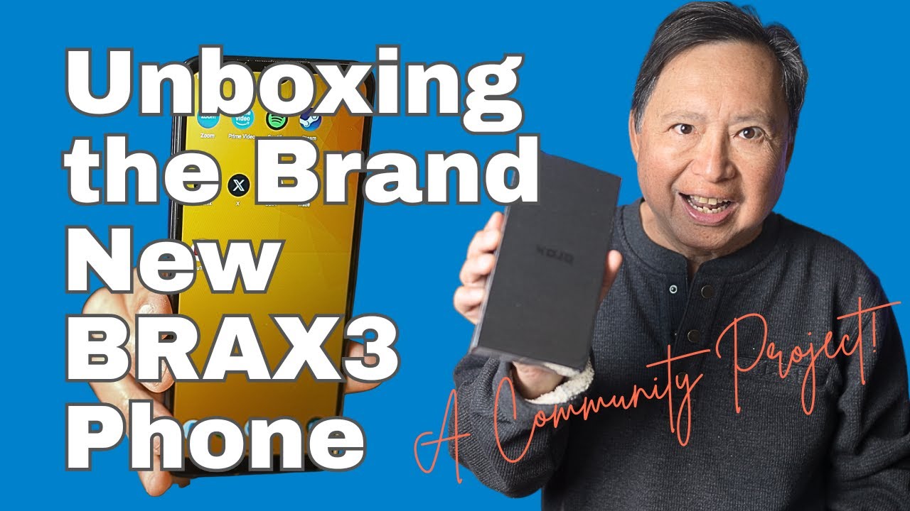 Finally! Unboxing the NEW BraX3 Phone!