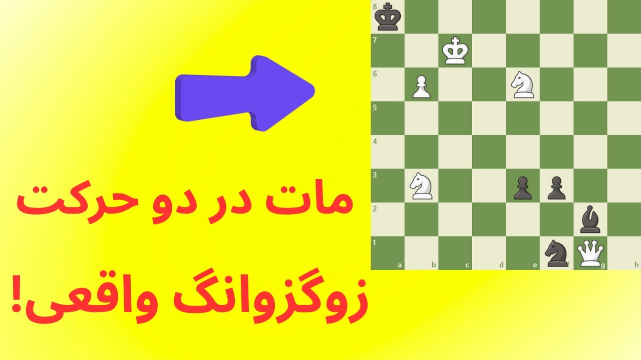 !!!مات در دو حرکت،،، زوگزوانگ واقعی l Mate In 2, Real ZugZuang