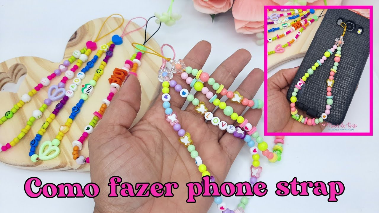 Phone strap - Alça para celular- Salva celular 🎀  Para iniciantes
