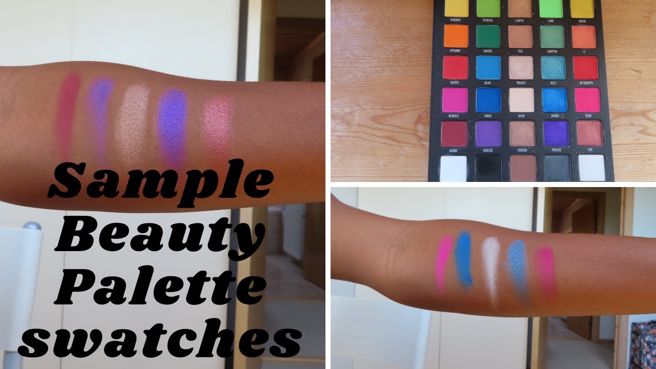 SWATCH & THOUGHTS ON THE SAMPLE BEAUTY EQUALIZER PALETTE/ I'm Shook-😮Shaunz World