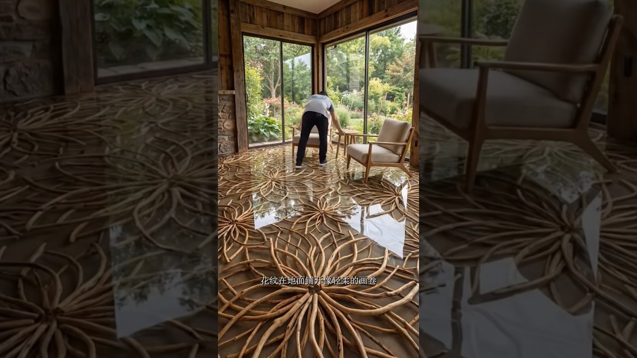 Epoxy with wood resin 