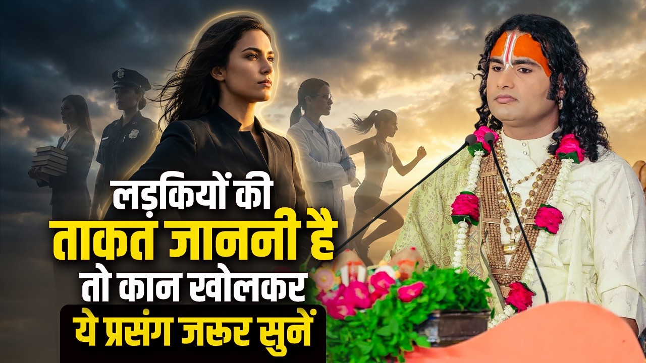 लड़कियों की ताकत जाननी है तो कान खोलकर ये प्रसंग जरूर सुनें | Aniruddhacharya Ji  #ladki #girl