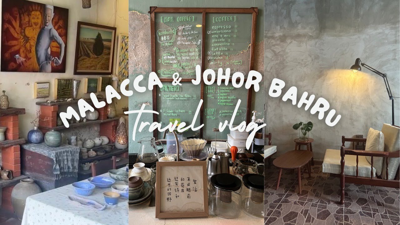 Malacca/Johor Bahru Vlog | jonker street, nonstop eats, coffee, groceries, self-care