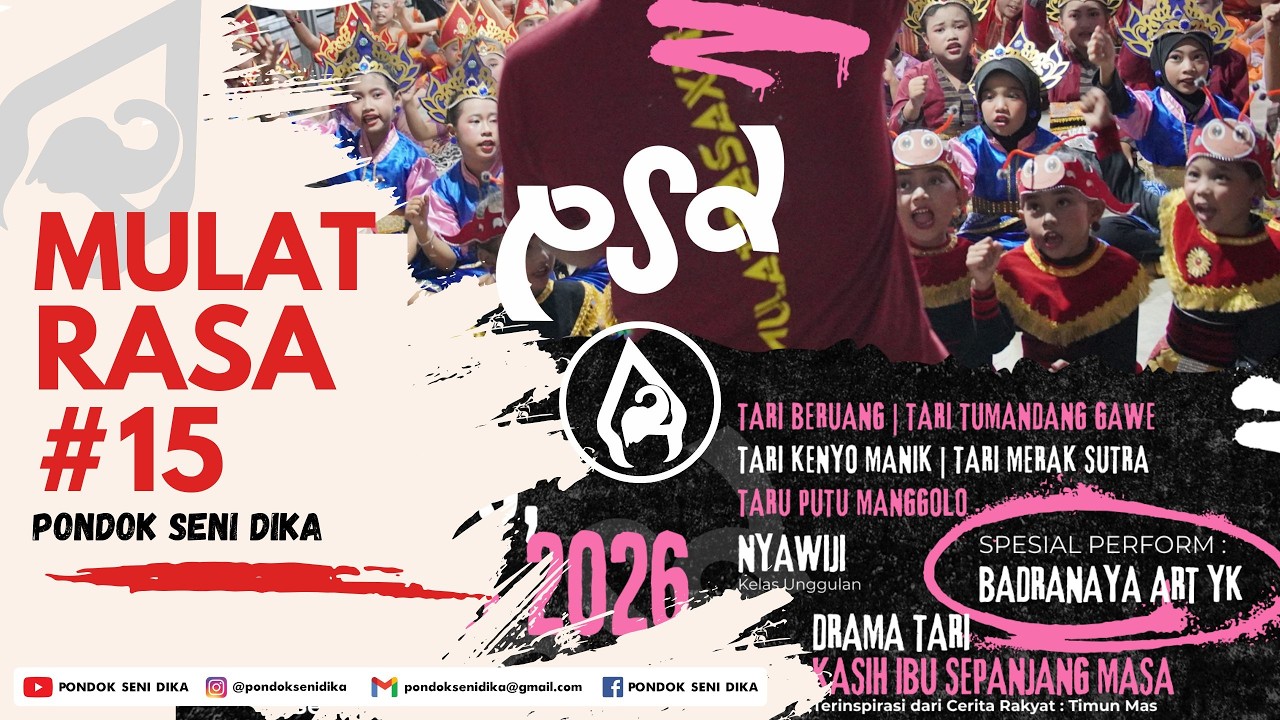 [ sesi 1 ] MULAT RASA 15 PSD - PENTAS EVALUASI AKHIR CATUR WULAN - PONDOK SENI DIKA