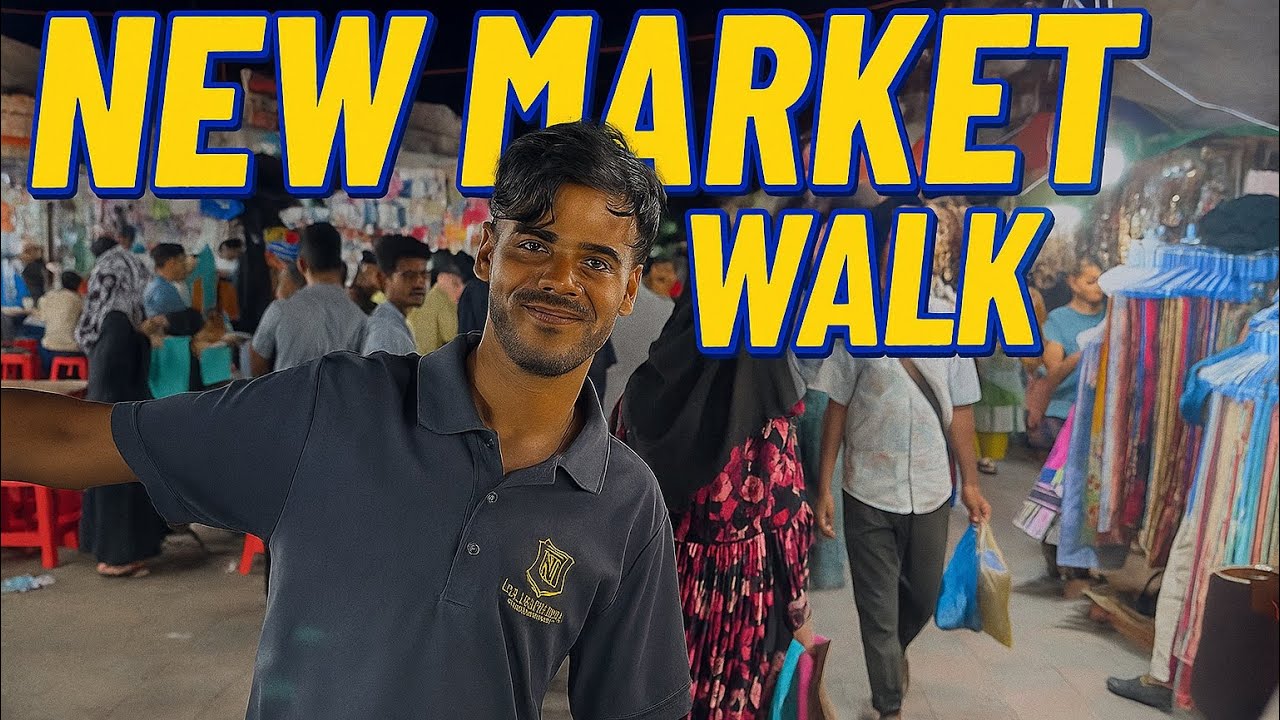 New Market Dhaka Walking Tour | Street Food, Shopping & Chaos!