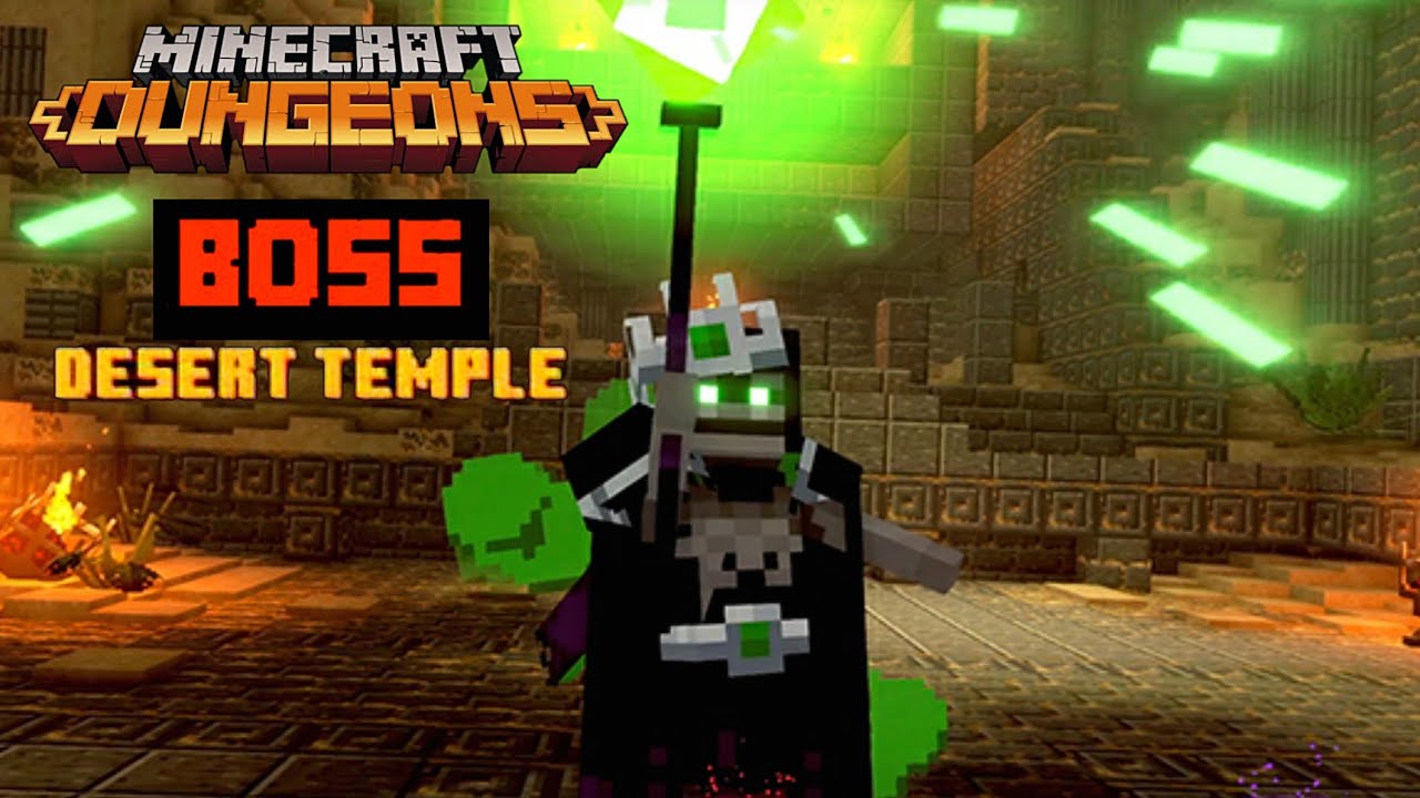 Minecraft Dungeons: Nameless One Boss Dessert Temple