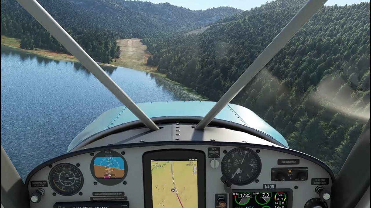 MSFS 2020  Aviat Husky A-1C | Moose Creek (1U1) to Cayuse Creek (C64) | 4K