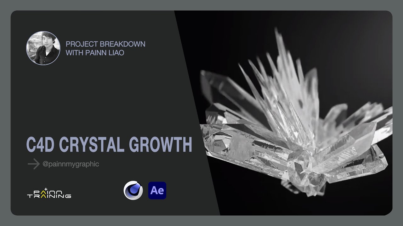 Crystal Growth in Cinema 4D (C4D Tutorial)