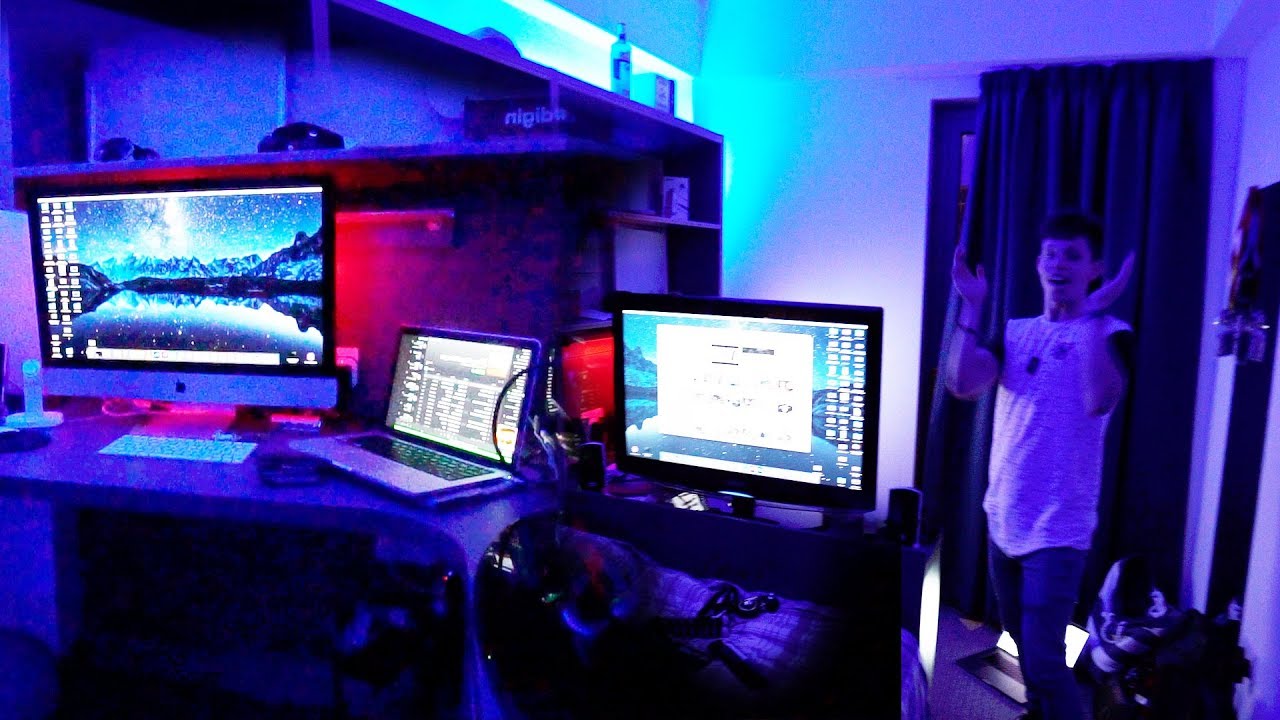PIMPING MY FRIENDS UNI ROOM: TECH MAKEOVER!!