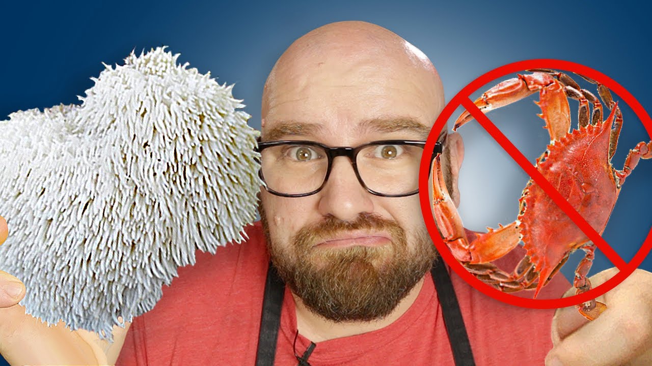 THIS MUSHROOM Tastes like CRAB Meat - LION'S MANE Mushroom Crab Cakes
