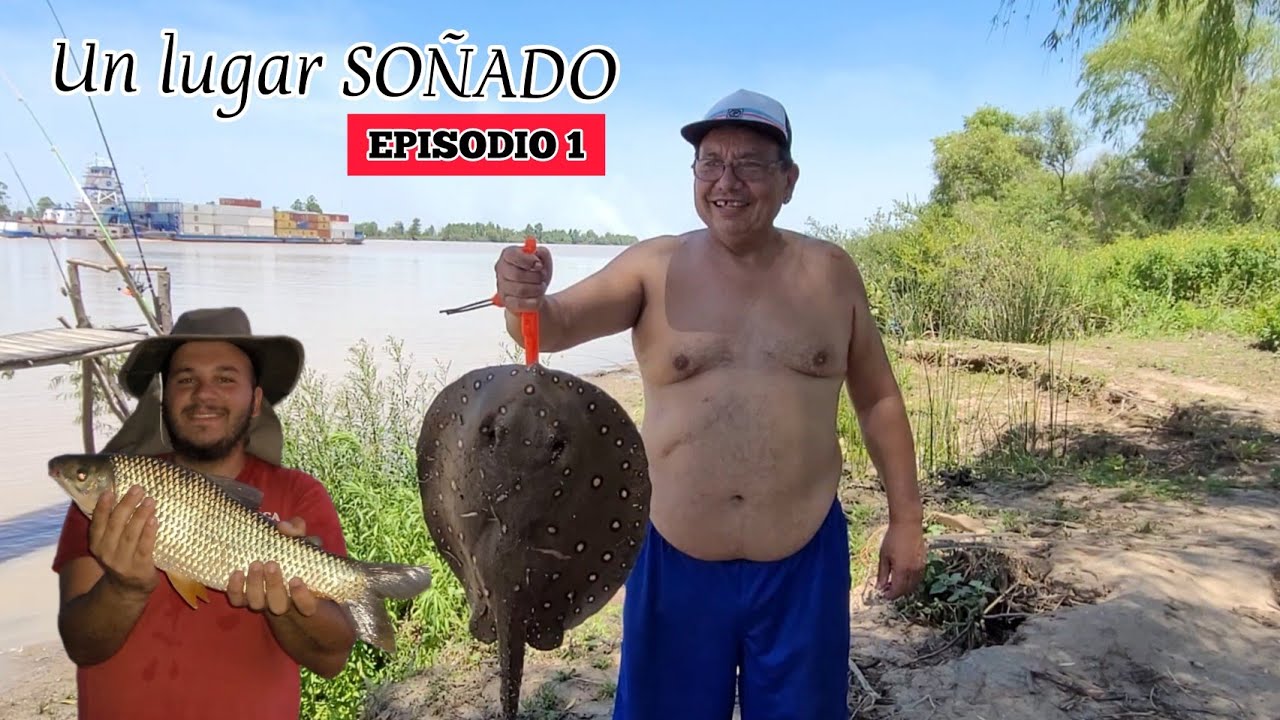 Pesca en el Rio talavera, Raya, Manduva, bagres // Acampamos en plena naturaleza // MJ-PESCA , epi 1