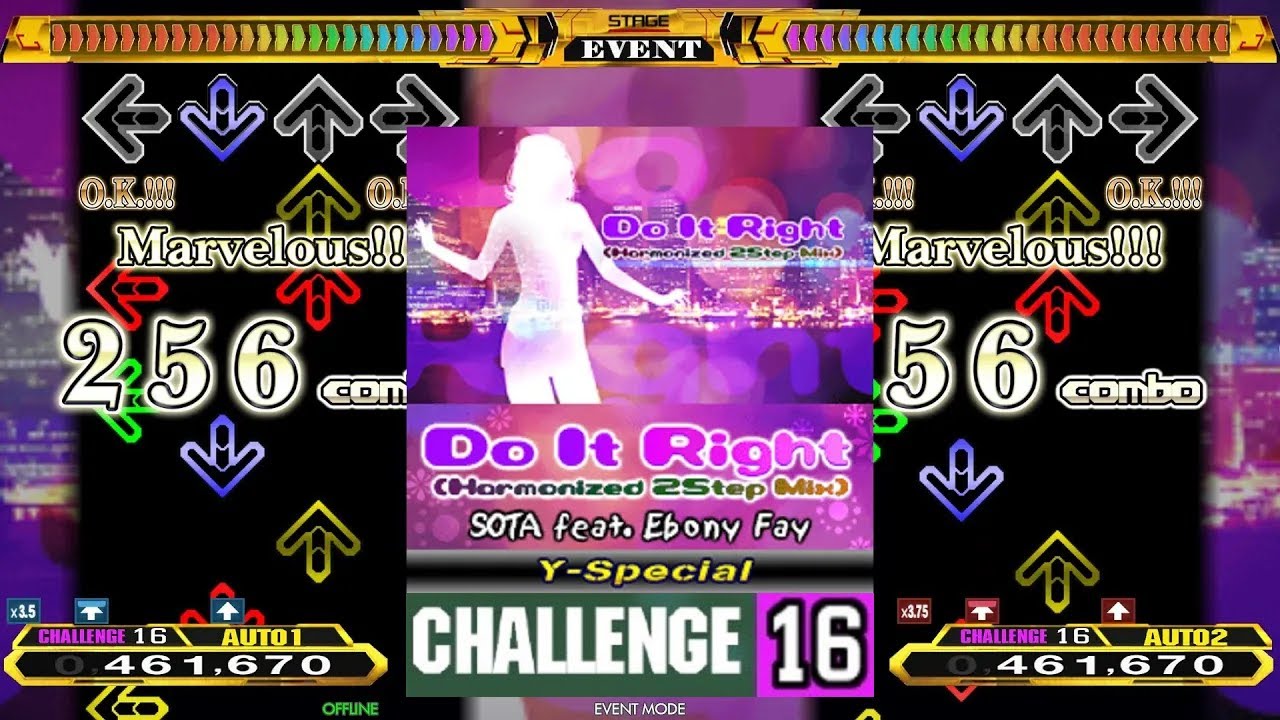 【EDIT】【EXT 44/59】Do It Right(Harmonized 2Step Mix) (Y-Special) [CSP 16]【Stepmania】