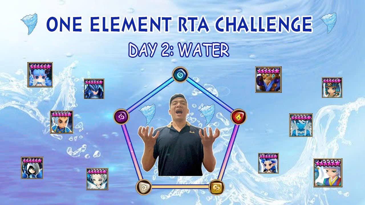One Element RTA Challenge, Day 2: WATER :D