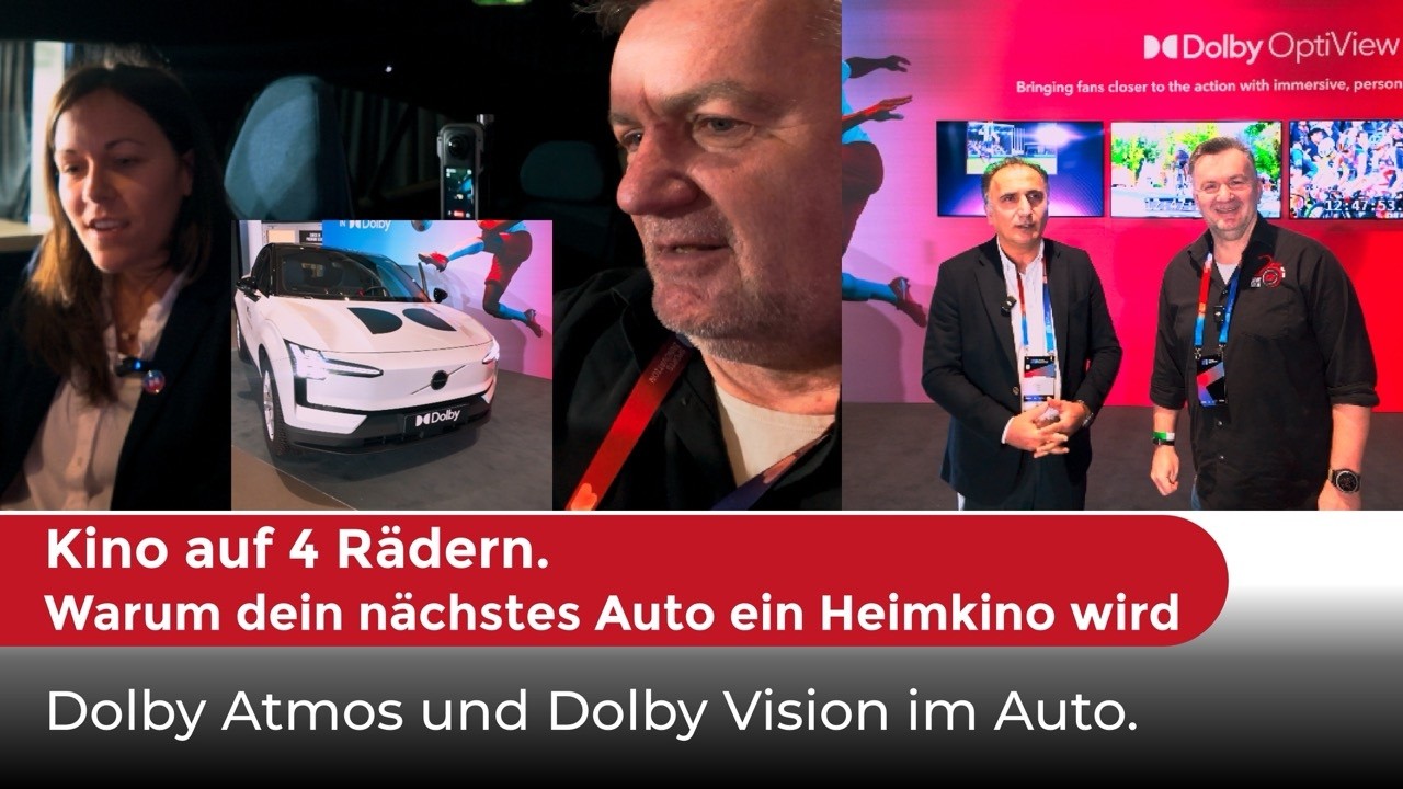 Dolby Atmos und Dolby Vision im Auto. Kino auf 4 Rädern. Warum dein nächstes Auto ein Heimkino wird
