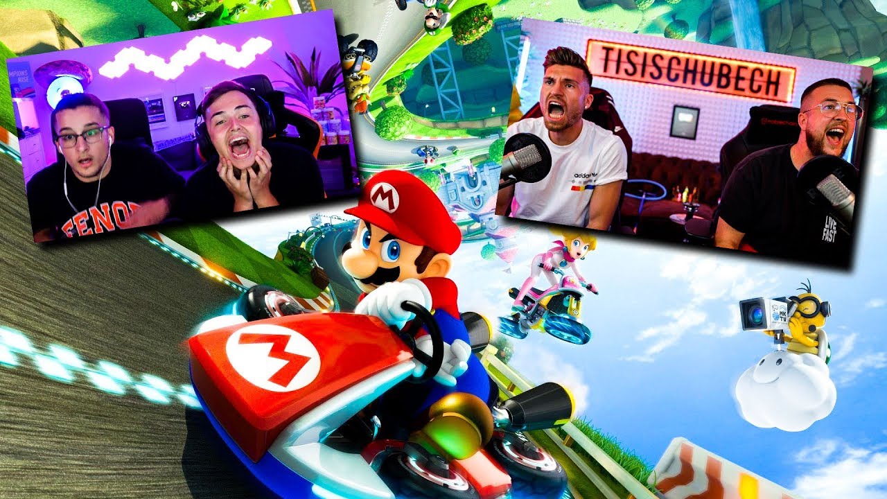 VERZWEIFLUNG im TISI STUDIO😡😱 BENJI Mario Kart E-SPORTLER?!