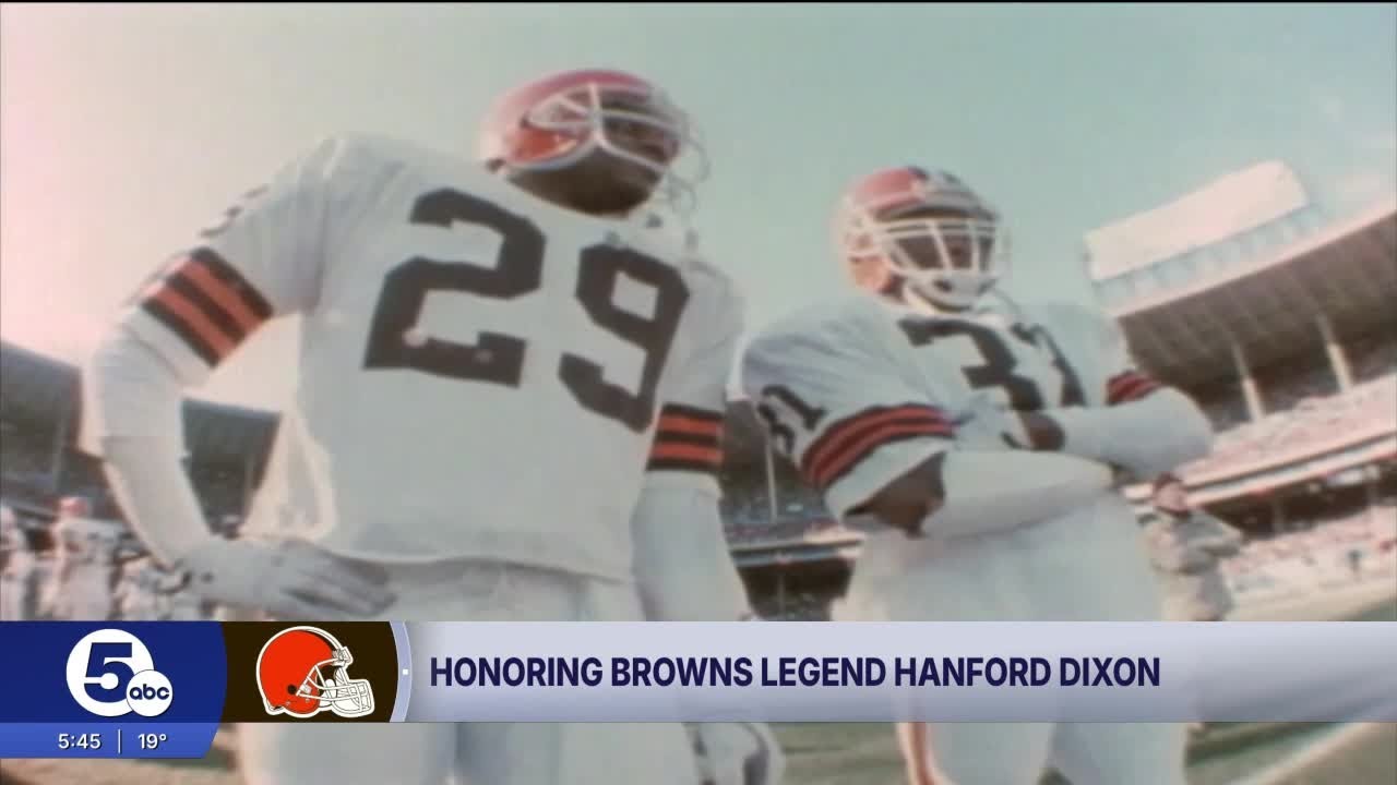 Honoring Browns legend Hanford Dixon
