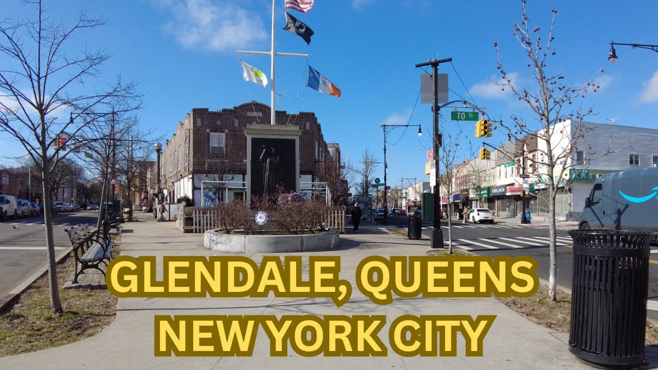 Life in Glendale, Queens. New York City Walking Tour 4K 2024