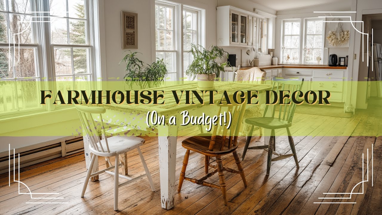 Cozy Farmhouse Vintage Decor Ideas to Transform Your Home (On a Budget!)