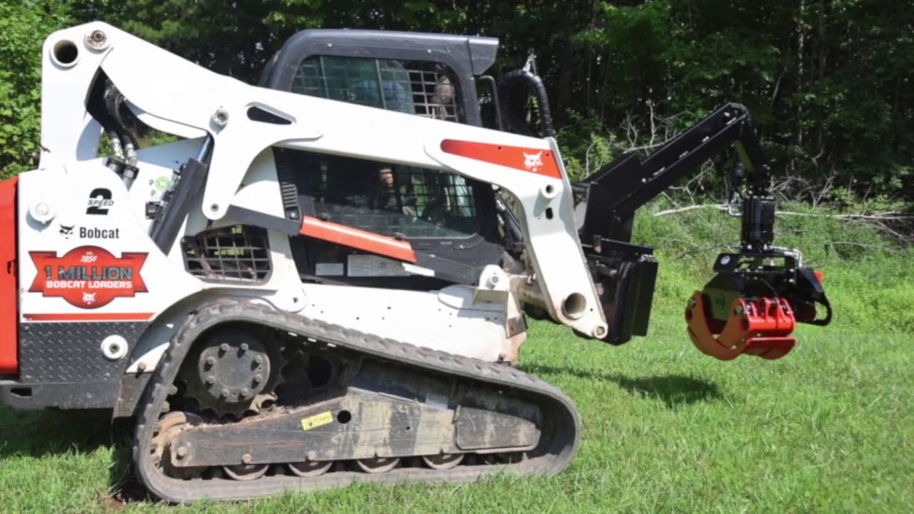 Skid Steer Saw Grapple Attachment