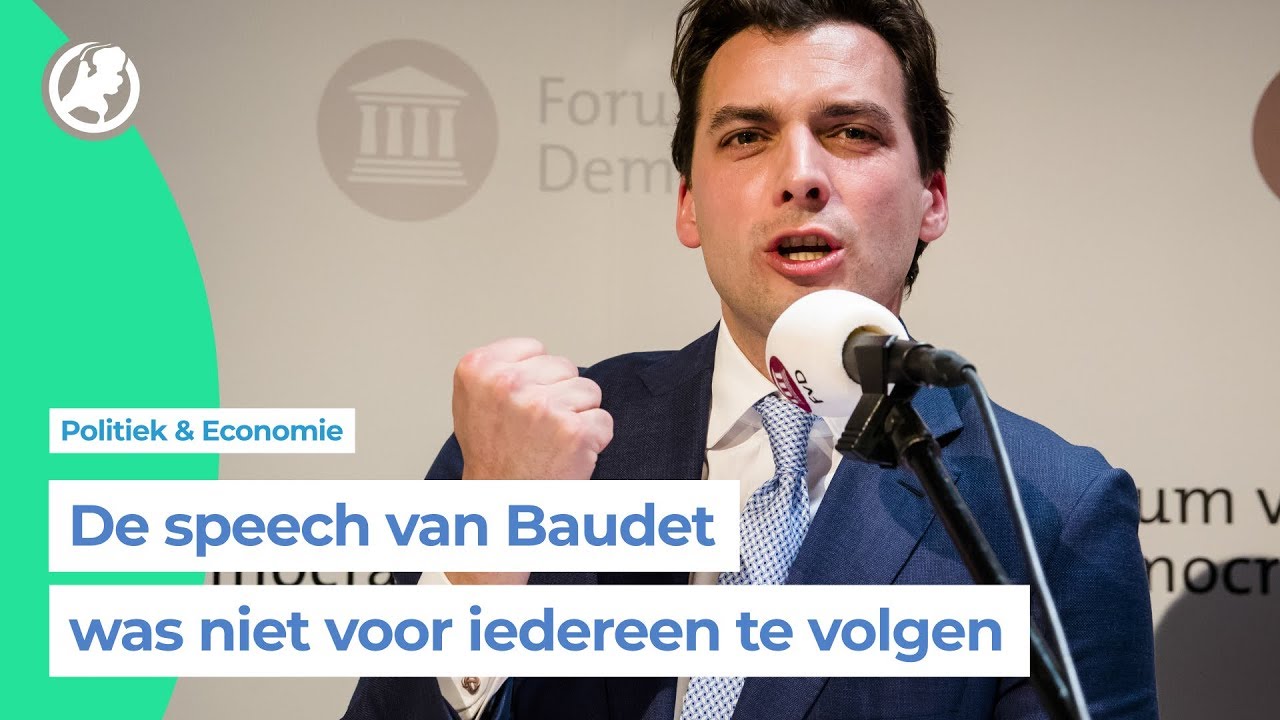 Wat bedoelde Thierry Baudet nou allemaal met zijn speech?