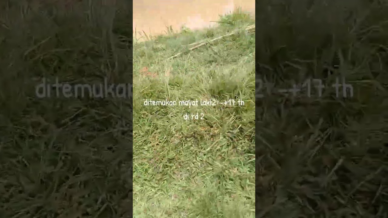 mayat hanyut di saluran sekunder Rama dewa 2
