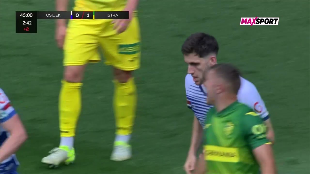 OSIJEK vs ISTRA 1961 1:1 (36. kolo, SuperSport HNL 24/25)