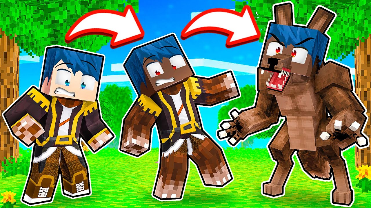 MI TRASFORMO IN LUPO MANNARO SU MINECRAFT!