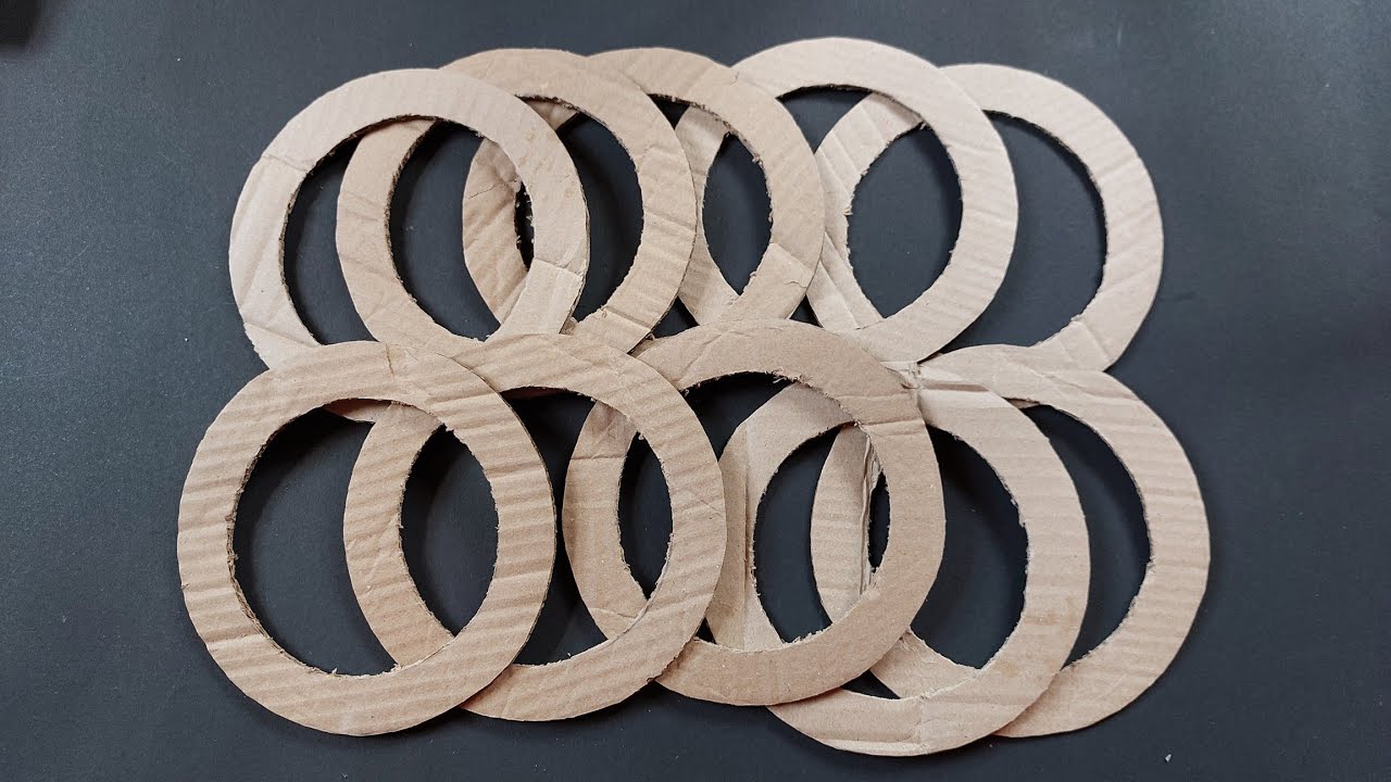 3 Unique Cardboard Wall Decor Ideas. Diy.Home Decor. Recycling