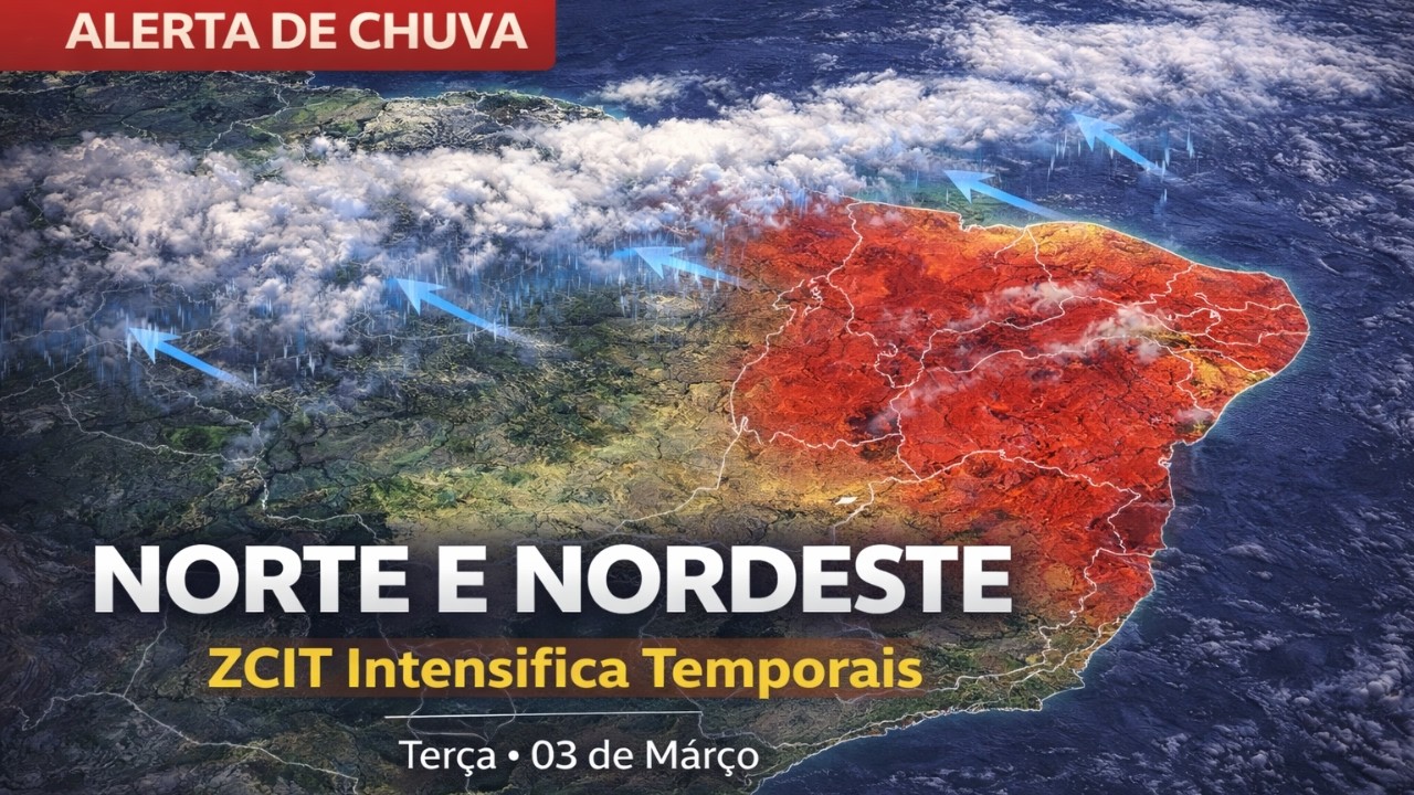 Brasil em Alerta: Chuvas Fortes e Deslizamentos Podem Atingir o Nordeste