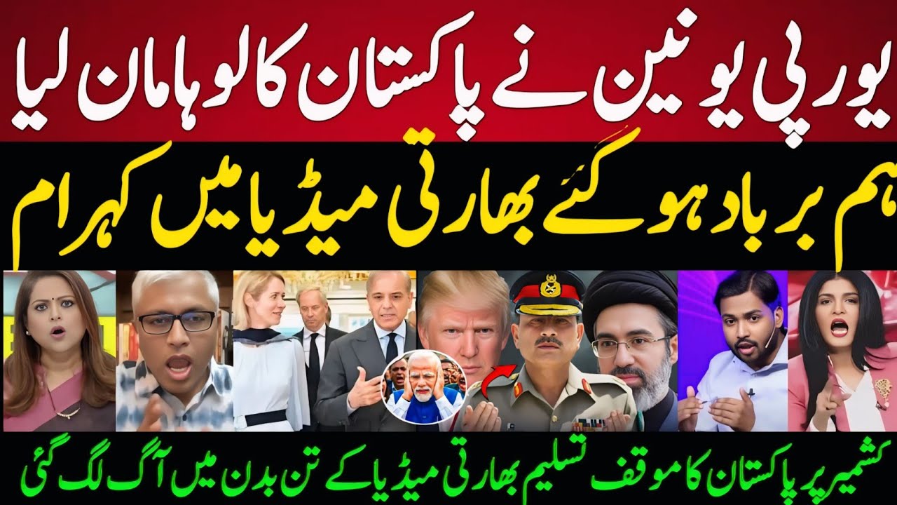 Indian Media SHOCKED As EU Praises Pakistan! 😱 | Geopolitical Shift?