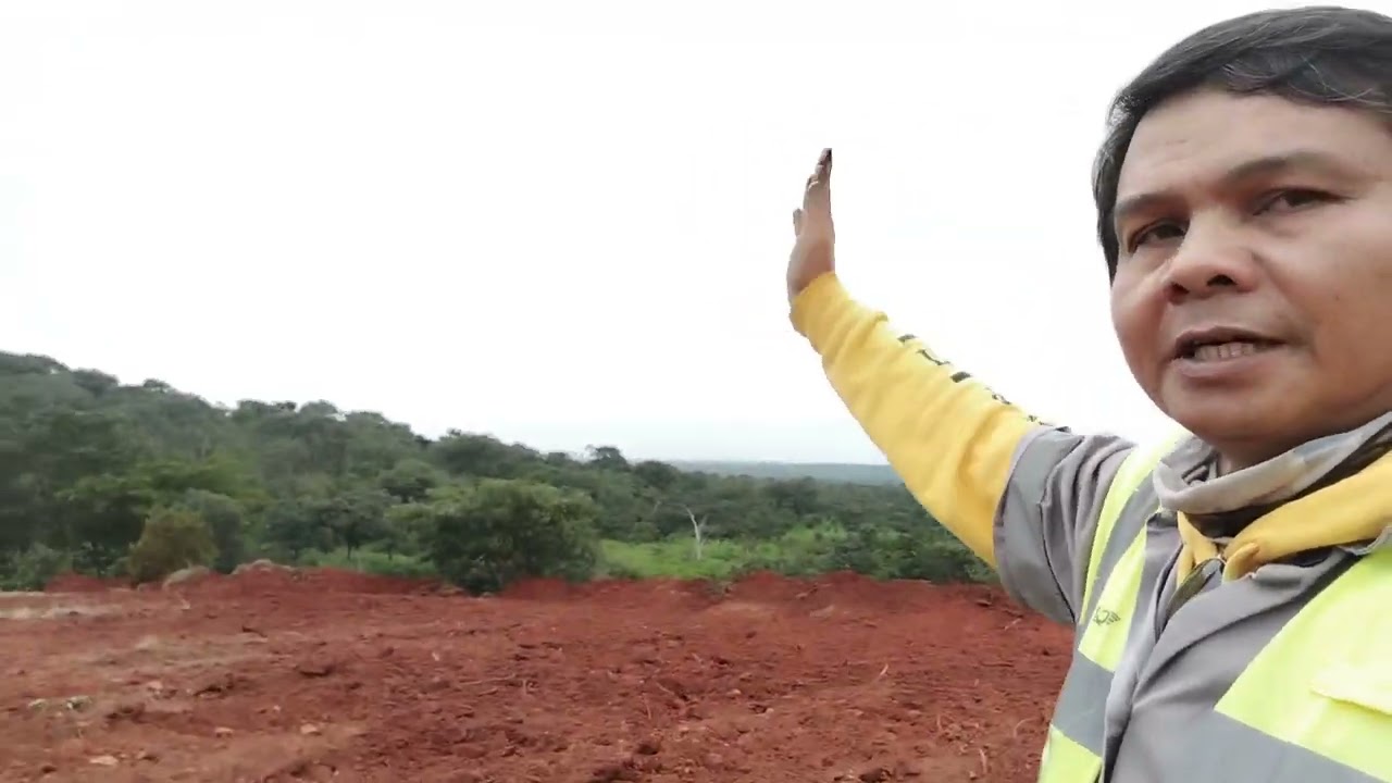 Bulldozer D8GC Clearing sa Bagong Dike na Gagawin
