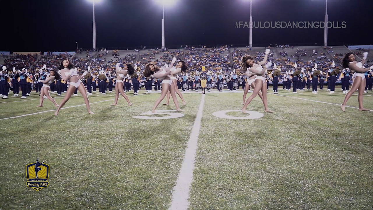 Southern University Fabulous Dancing Dolls Halftime Routine vs. Langston 2018