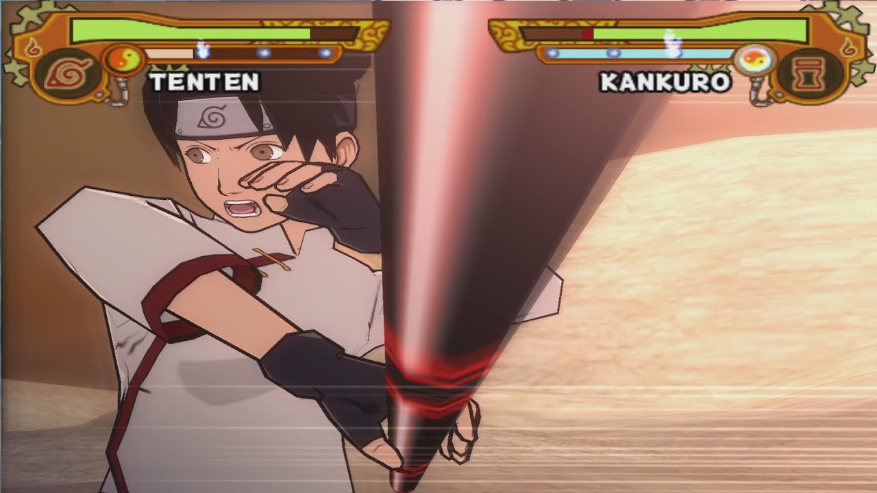 {Tenten Vs Kankuro (Clássico)} Naruto Shippuden Ultimate Ninja 5