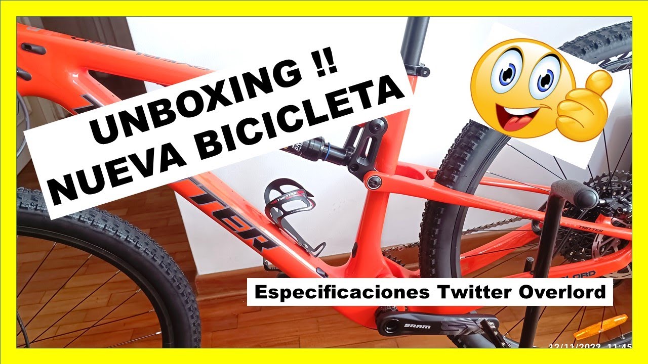 Unboxing Twitter Overlord, Carbón Full suspensión, Características y razones...