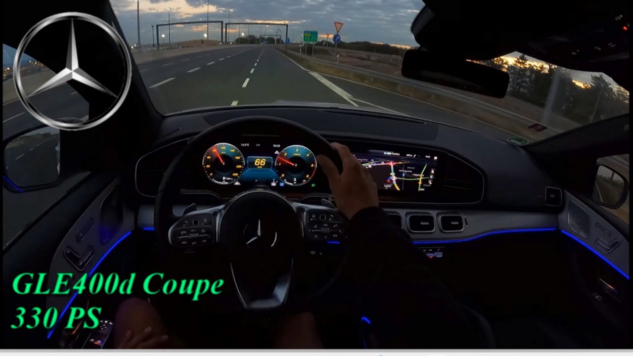 POV DRIVE: MERCEDES BENZ GLE Coupe 400d 330 HP (243KW) 700NM