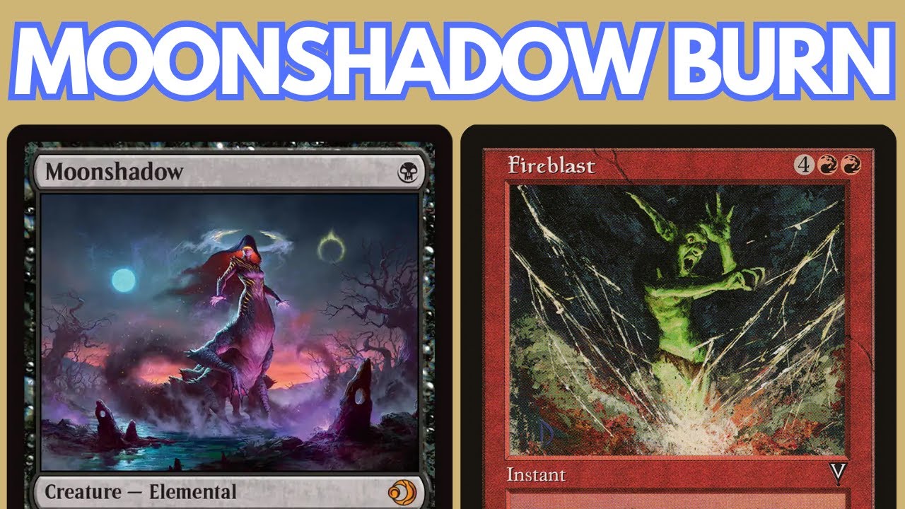 LET'S BREW THE NEW BURN! Legacy Black Red Moonshadow Burn DOUBLE LEAGUE ft. Fireblast! MTG MTGO