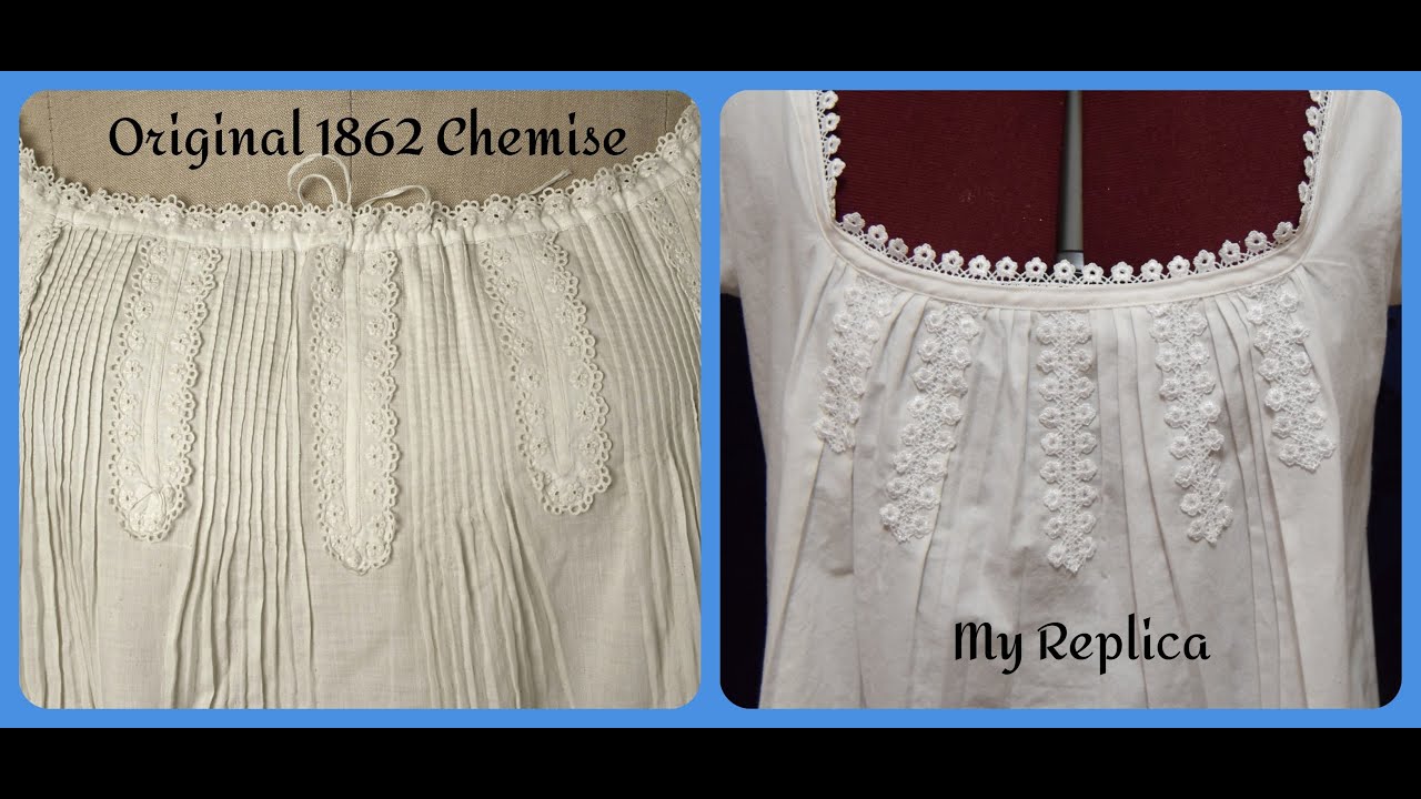 Making Victorian undergarments : replicating a 1862 Chemise