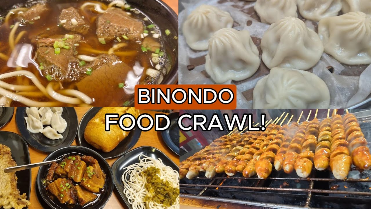 BINONDO   FOOD CRAWL 2025! TOP 10 PLACES TO VISIT!