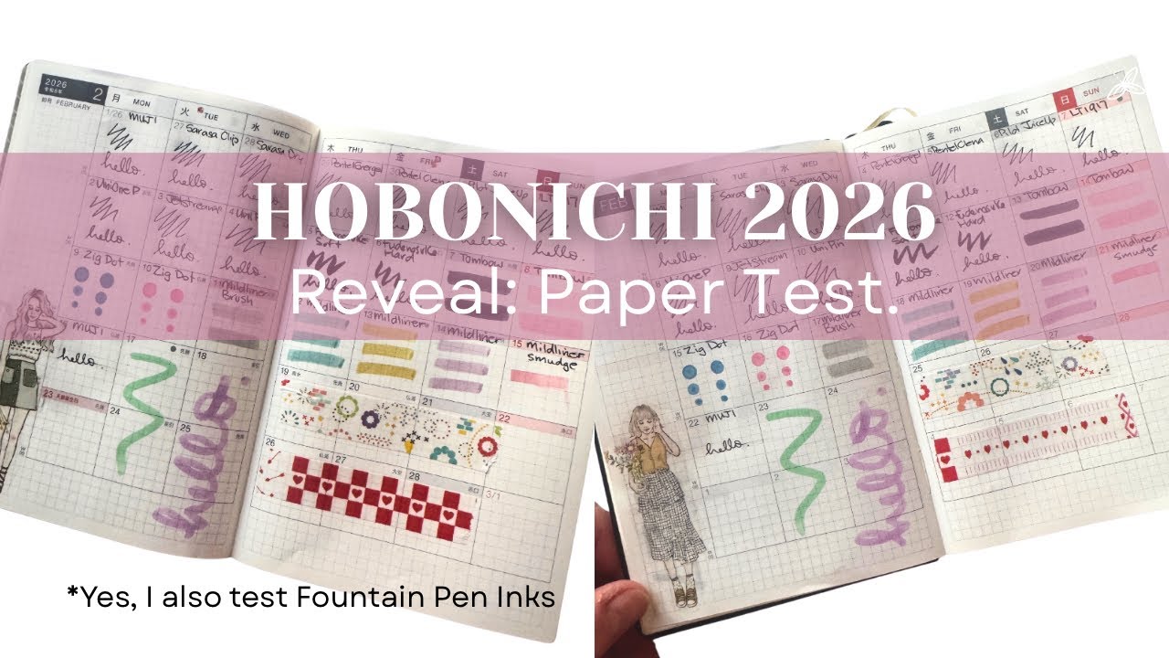 Is the Hobonichi 2026 Paper Worth the Hype? (Pen & Marker Test)