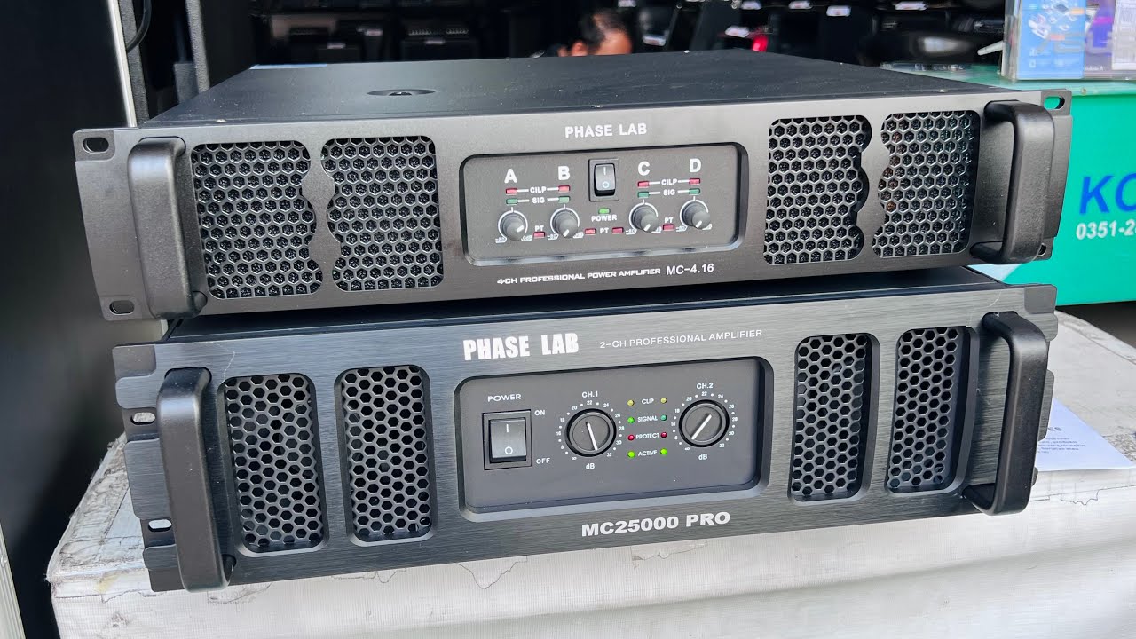 UNBOXING Power Phaselab MC 25000 Pro kelas GB VZ dan mc 4.16 kelas H