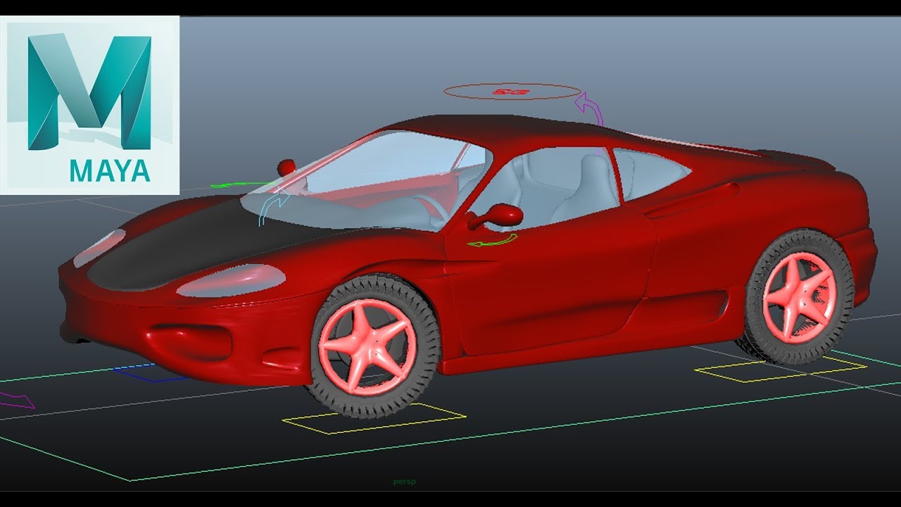 Maya tutorial : How to rig a vehicle Part 1