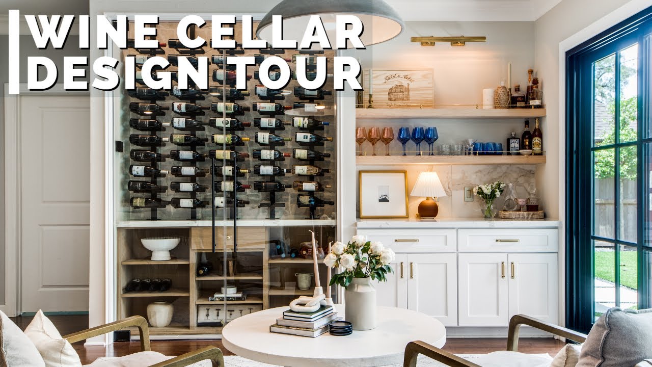 Seamless Wine Wall Integration - A Custom Wine Cellar Tour with Vineyard Wine Cellars