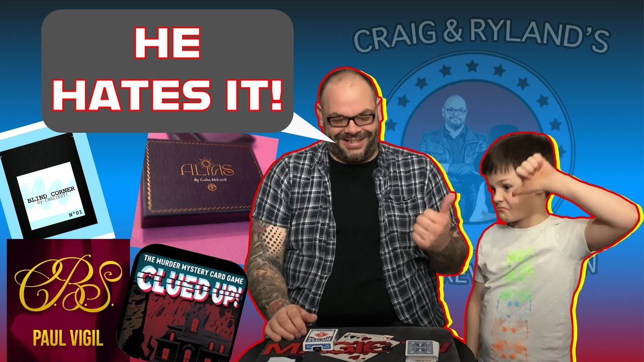 Ryland HATES One Of These Tricks!! | Craig & Ryland's Magic Review Show