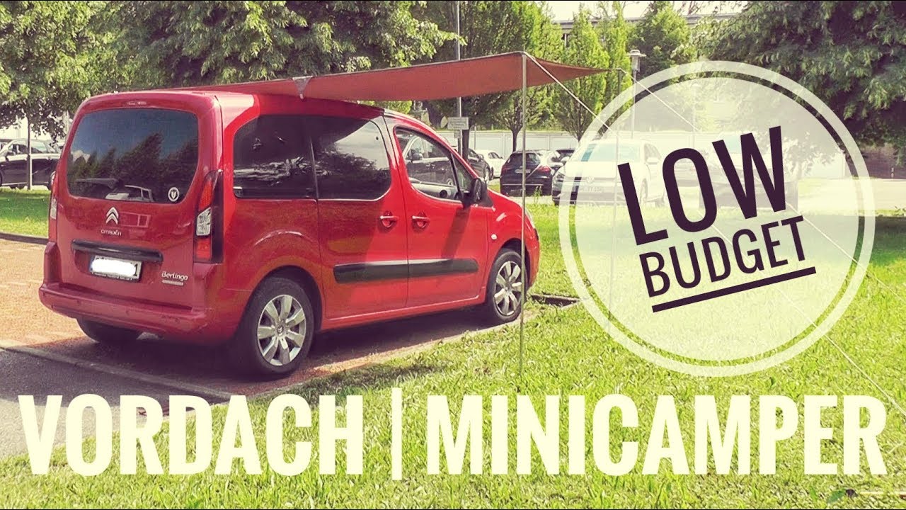 Vordach Minicamper | Lowbudget |  Berlingo Tarp